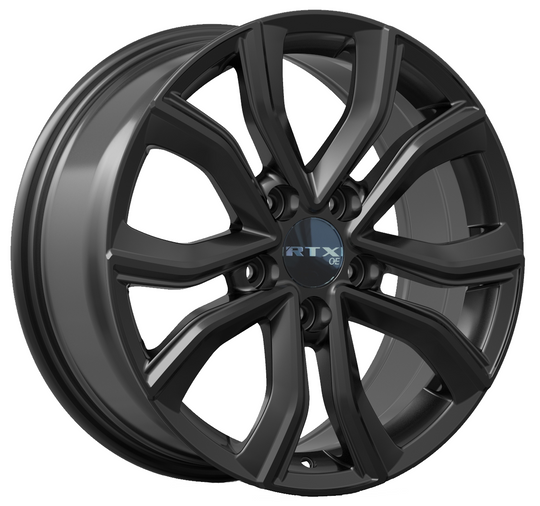 083394 - RTX OE HD03 17X7.5 5X114.3 ET 40mm Gloss Black -  RTX Wheels Canada