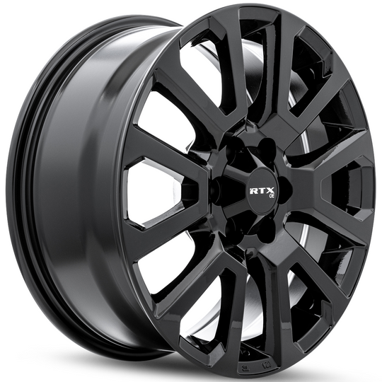 083261 - RTX OE NI01 17X7.5 6X114.3 ET 30mm Gloss Black -  RTX Wheels Canada