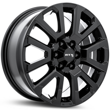 Load image into Gallery viewer, 083261 - RTX OE NI01 17X7.5 6X114.3 ET 30mm Gloss Black -  RTX Wheels Canada