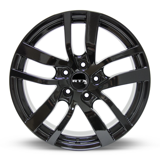 082227 - RTX OE Pilot 18X8 5X120 ET 45mm Gloss Black -  RTX Wheels Canada