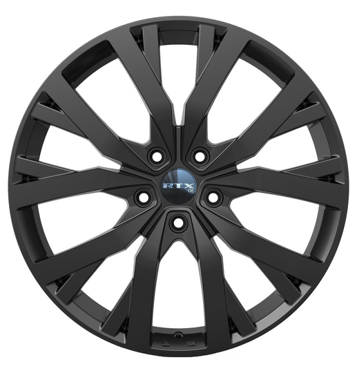 083401 - RTX OE VW02 19X8 5X112 ET 35mm Gloss Black -  RTX Wheels Canada