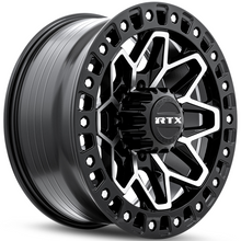 Load image into Gallery viewer, 083204 - RTX Offroad Zion 20X9 8X165.1 ET 20mm Gloss Black Machined -  RTX Wheels Canada