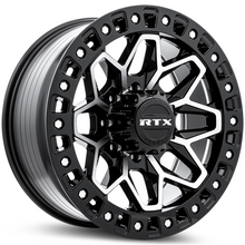 Charger l'image dans la galerie, 083206 - RTX Offroad Zion 20X9 8X180 ET 20mm Gloss Black Machined -  RTX Wheels Canada