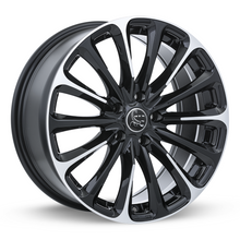 Load image into Gallery viewer, 081664 - RTX Poison 16X7 5X100 ET 38mm Black Machined - RTX Wheels Canada