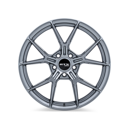 083123 - RTX R-Spec RS01 18X8 5X114.3 ET 38mm Gloss Gunmetal -  RTX Wheels Canada