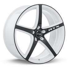 Load image into Gallery viewer, 081110 - RTX R-Spec Illusion 20X8.5 5X114.3 ET 45mm White and Black -  RTX Wheels Canada