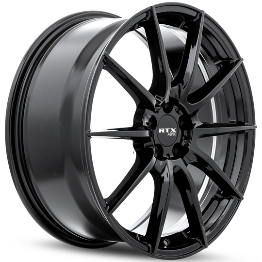 083243 - RTX R-Spec RS03 17X7.5 5X100 ET 40mm Gloss Black -  RTX Wheels Canada