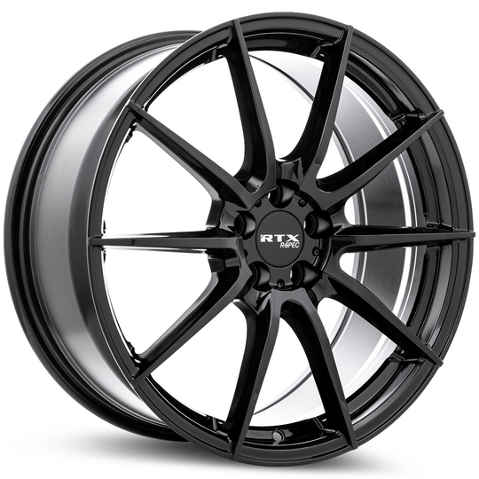 083246 - RTX R-Spec RS03 18X8 5X114.3 ET 40mm Gloss Black -  RTX Wheels Canada