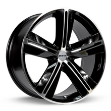 Load image into Gallery viewer, 081325 - RTX SMS 16X7 5X114.3 ET 40mm Black Machined - RTX Wheels Canada