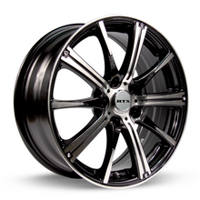 Load image into Gallery viewer, 081042 - RTX Spark 14X5.5 4X100 ET 38mm Black Machined - RTX Wheels Canada