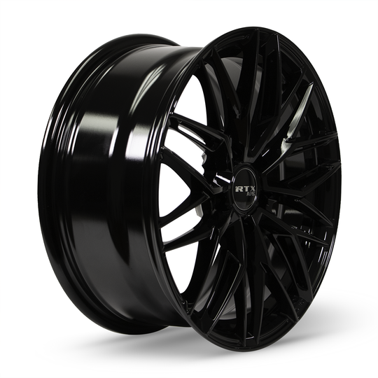 082846 - RTX R-Spec SW20 18X8.5 5X114.3 ET 45mm Gloss Black -  RTX Wheels Canada