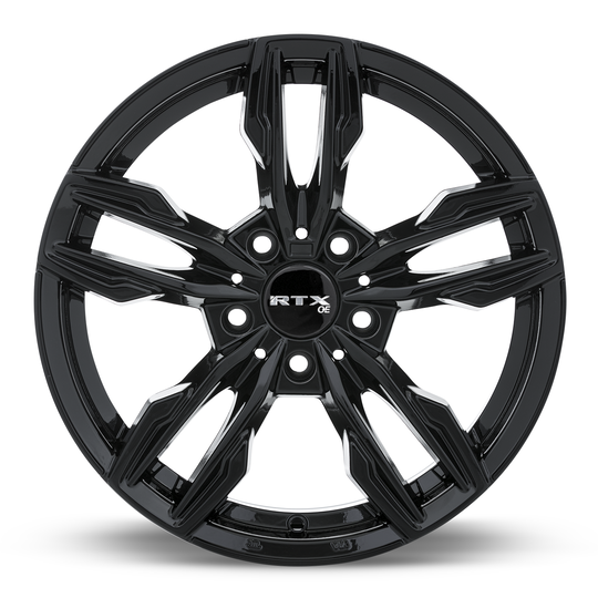 082360 - RTX OE Stade 17X8 5X120 ET 35mm Gloss Black -  RTX Wheels Canada