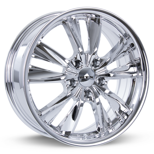081367 - RTX Twist 17X7 5X114.3 ET 40mm Chrome / PVD - RTX Wheels Canada