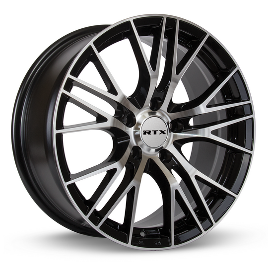081916 - RTX Vertex 17X7.5 5X114.3 ET 40mm Black Machined - RTX Wheels Canada