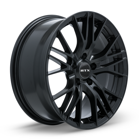 082298 - RTX Vertex 16X7 5X100 ET 35mm Satin Black - RTX Wheels Canada