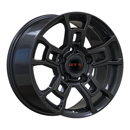 163702 - RTX OE Rainier 18X8.5 5X150 ET 45mm Satin Black -  RTX Wheels Canada
