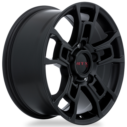 163702 - RTX OE Rainier 18X8.5 5X150 ET 45mm Satin Black -  RTX Wheels Canada