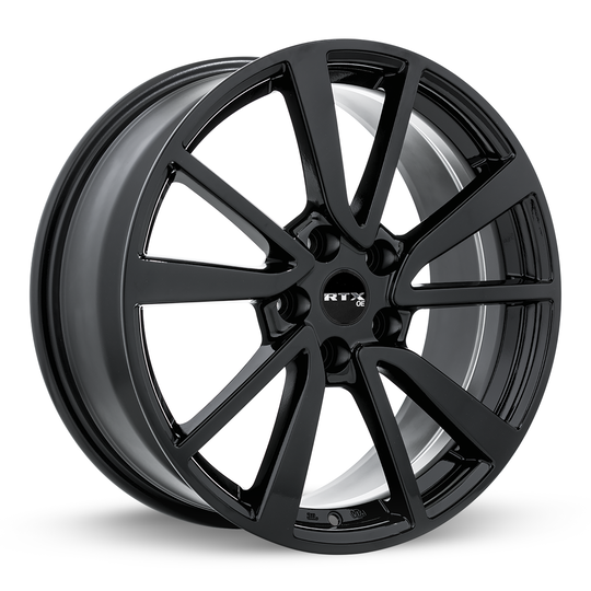 082221 - RTX OE Rogue 18X7.5 5X114.3 ET 35mm Gloss Black -  RTX Wheels Canada