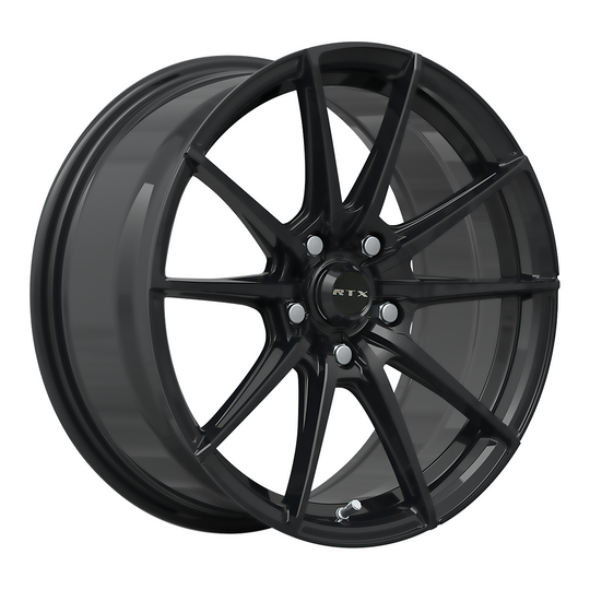 082881 - RTX SL01 16X7 5X114.3 ET 40mm Gloss Black - RTX Wheels Canada