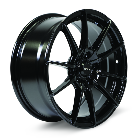 082881 - RTX SL01 16X7 5X114.3 ET 40mm Gloss Black - RTX Wheels Canada