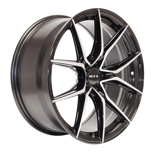082818 - RTX R-Spec Slick 18X8.5 5X114.3 ET 38mm Black Machined -  RTX Wheels Canada
