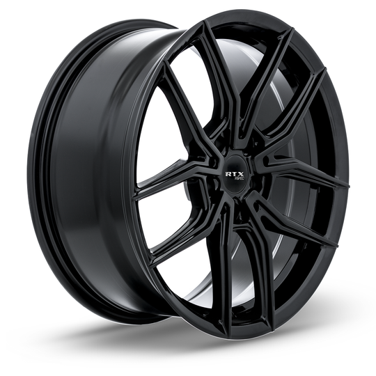 082719 - RTX R-Spec SW05 17X7.5 5X114.3 ET 35mm Gloss Black -  RTX Wheels Canada