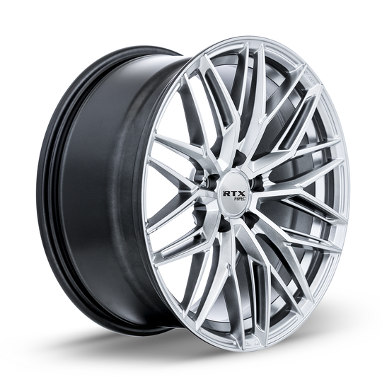 082716 - RTX R-Spec SW20 18X8.5 5X114.3 ET 45mm Silver with Machined Face -  RTX Wheels Canada