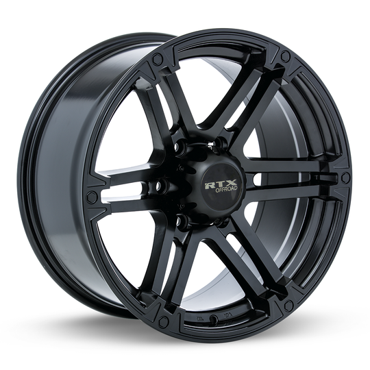 081323 - RTX Offroad Slate 20X9 6X139.7 ET 20mm Satin Black -  RTX Wheels Canada