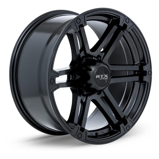 081812 - RTX Offroad Slate 17X8 6X135 ET 25mm Satin Black -  RTX Wheels Canada