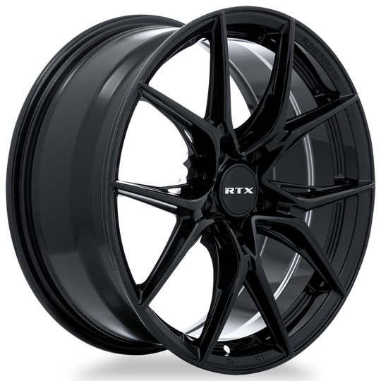 082843 - RTX R-Spec Slick 19X8.5 5X114.3 ET 42mm Gloss Black - RTX R-Spec Wheels Canada
