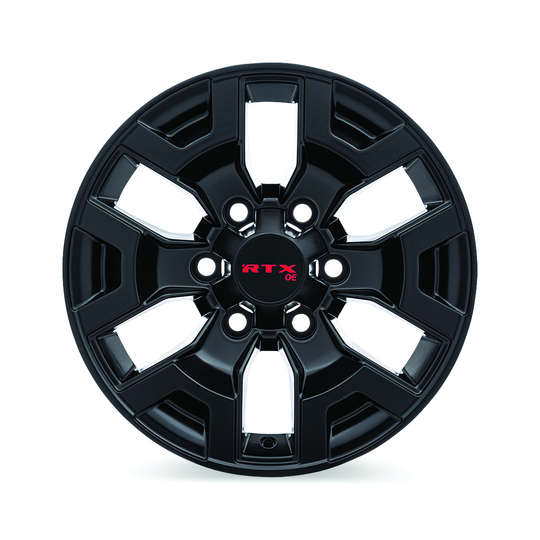 083078 - RTX OE TY01 16X7 6X139.7 ET 20mm Satin Black -  RTX Wheels Canada