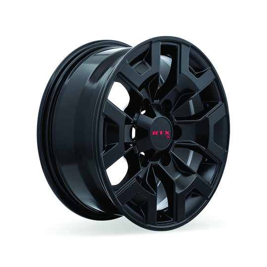 083078 - RTX OE TY01 16X7 6X139.7 ET 20mm Satin Black -  RTX Wheels Canada