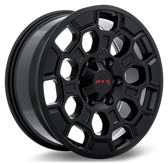 083389 - RTX OE TY03 17X7.5 6X139.7 ET 10mm Satin Black -  RTX Wheels Canada