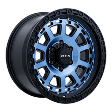 Charger l'image dans la galerie, 163802 - RTX Offroad Titan 18X9 5X127 ET -15mm Midnight Blue with Black Lip -  RTX Wheels Canada