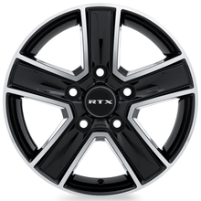 Load image into Gallery viewer, 507430 - RTX Transit 16X6.5 5X130 ET 60mm Gloss Black Machined - RTX Wheels Canada