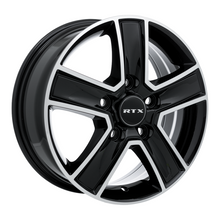 Load image into Gallery viewer, 507430 - RTX Transit 16X6.5 5X130 ET 60mm Gloss Black Machined - RTX Wheels Canada