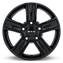 Load image into Gallery viewer, 507434 - RTX Transit 16X6.5 5X160 ET 60mm Gloss Black - RTX Wheels Canada