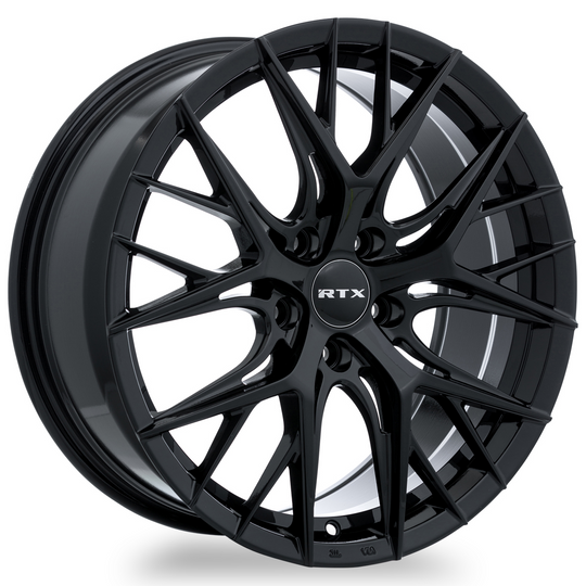 083041 - RTX R-Spec Valkyrie 18X8 5X112 ET 38mm Gloss Black -  RTX Wheels Canada