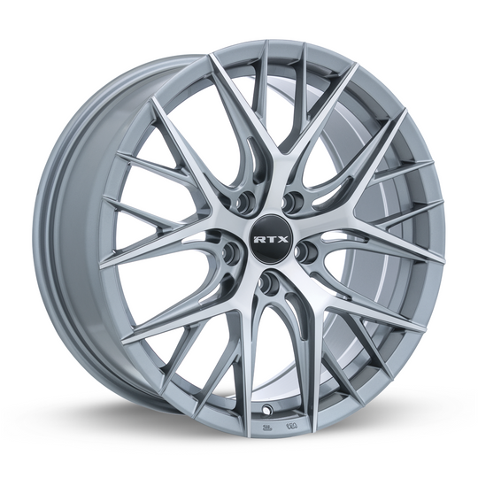 083019 - RTX R-Spec Valkyrie 18X8 5X114.3 ET 40mm Lite Gunmetal Machined -  RTX Wheels Canada