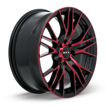 Load image into Gallery viewer, 082316 - RTX Vertex 17X7.5 5X114.3 ET 40mm Black Machined Red - RTX Wheels Canada