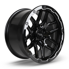 Load image into Gallery viewer, 083003 - RTX Offroad Volcano 20X10 6X135 ET -18mm Gloss Black Milled Edge -  RTX Wheels Canada