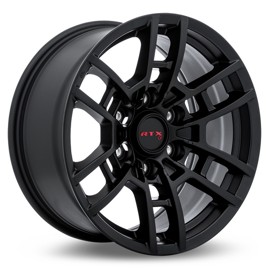 163701 - RTX OE Hilux 17X8 6X139.7 ET 5mm Satin Black -  RTX Wheels Canada