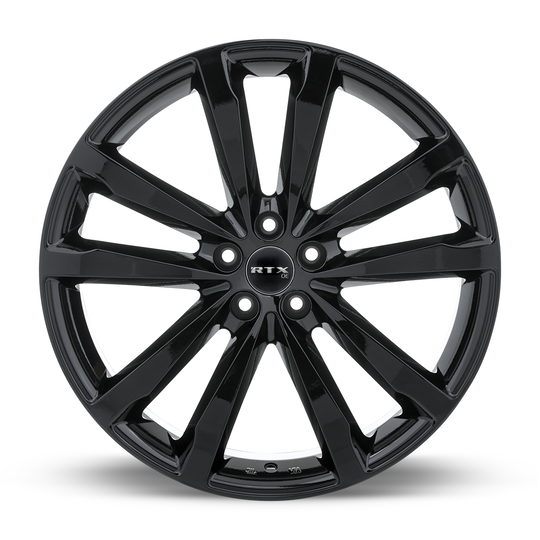 082367 - RTX OE Whitley 20X8.5 5X108 ET 38mm Gloss Black -  RTX Wheels Canada