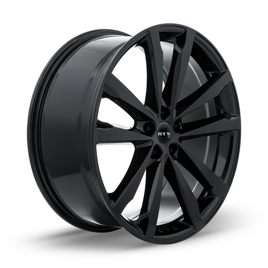 082367 - RTX OE Whitley 20X8.5 5X108 ET 38mm Gloss Black -  RTX Wheels Canada