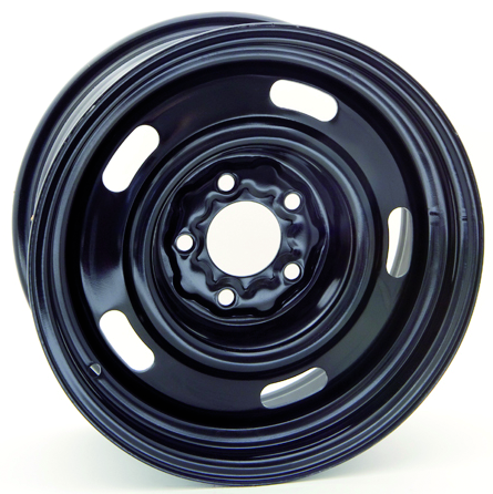 X40709 - RTX Steel Wheel 15X6 5X114.3 ET 7mm Black - RTX Wheels Canada