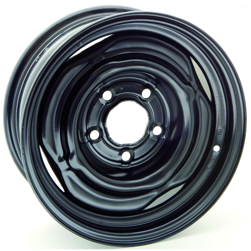 X45386 - RTX Steel Wheel 15X6 5X127 ET 10mm Black - RTX Wheels Canada