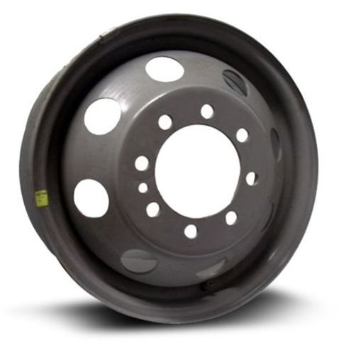 X45460 - RTX Steel Wheel 16X6 8X165.1 ET 129mm Grey - RTX Wheels Canada