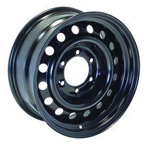 Load image into Gallery viewer, X45483 - RTX Steel Wheel 16X7 6X139.7 ET 5mm Black - RTX Wheels Canada