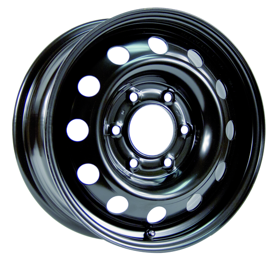 H74583AM - RTX Steel Wheel 16X6.5 6X139.7 ET 40mm Black - RTX Wheels Canada