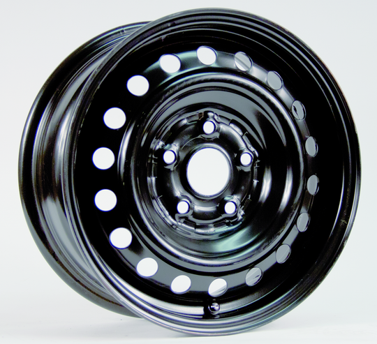 X45871 - RTX Steel Wheel 15X6.5 5X114.3 ET 45mm Black - RTX Wheels Canada